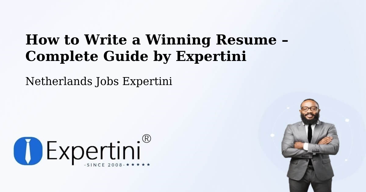 Resume Writing Guide for Job Seekers – Heesch - Heesch, Netherlands Jobs Expertini
